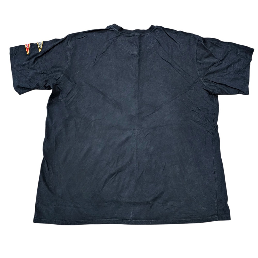 Coogi T Shirt‎ Mens 5X Black Tri Nations Tournament Australian Rugby V-Neck Tee - Picture 2 of 8
